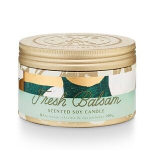 ILLUME Tried & True Holiday Fresh Balsam Large Tin 3-Wick Candle 14.1 oz NEW